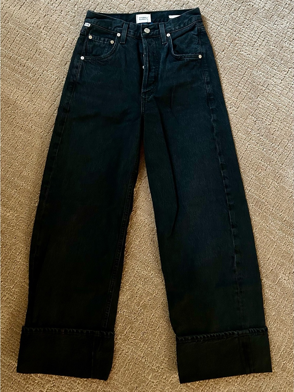 100% Cotton Denim // Citizens Of Humanity Ayla // Aritzia
